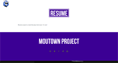 Desktop Screenshot of moutown-project.net